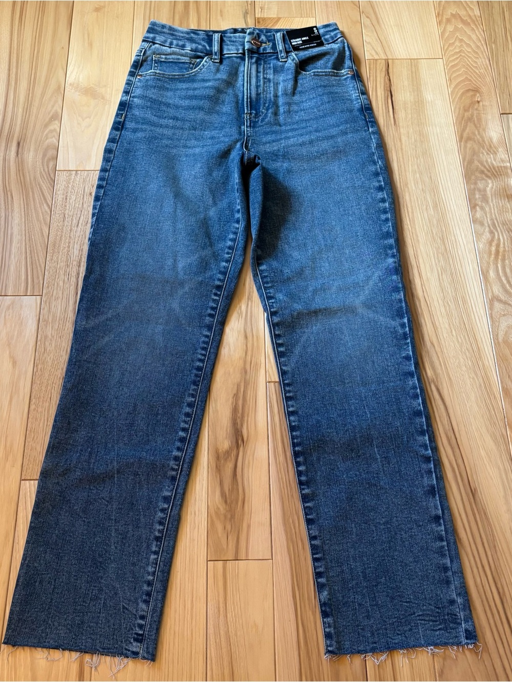 NEW Express Straight Ankle High Rise Flexx Hyper Stretch Jeans Size Small